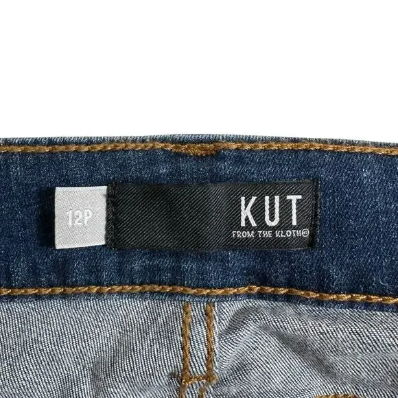 Kut From The Kloth New Petite Natalie Bootcut Jeans Dark Wash Petite 12 / 12P